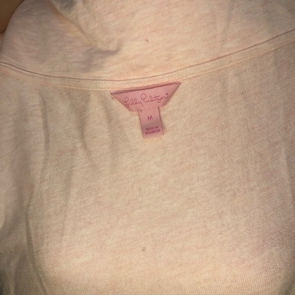 Lily Pulitzer Off the Shoulder  Belinda Top in Pastel Pink - Picture 7 of 16